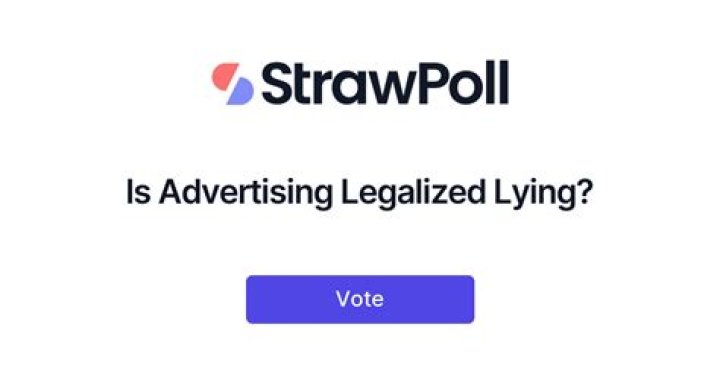 Is advertising a form of legalized lying?