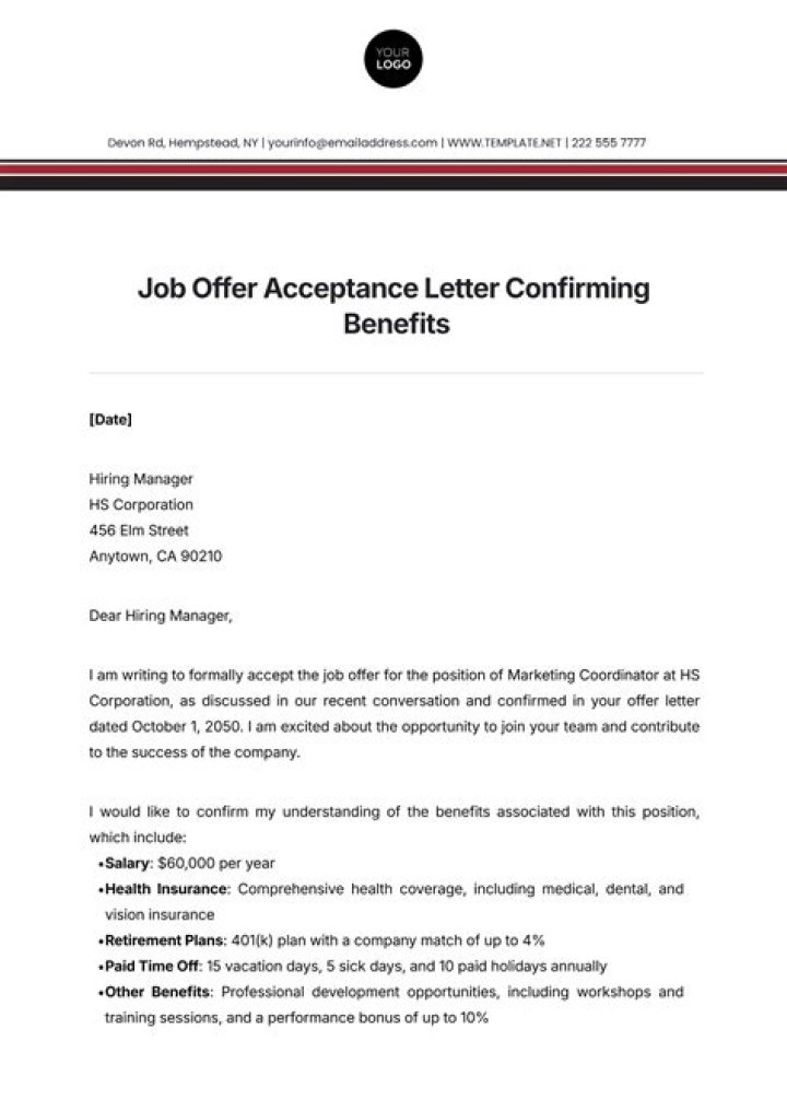 Is an email acceptance of a job offer legally binding?