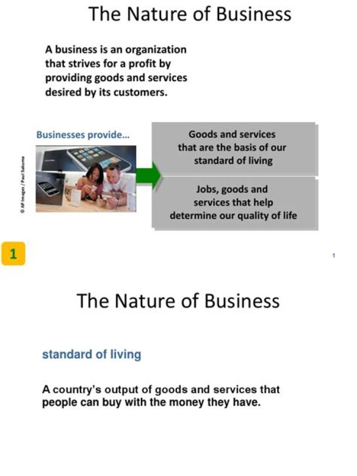 Is an organization that strives for a profit by providing goods and services desired by its customers?