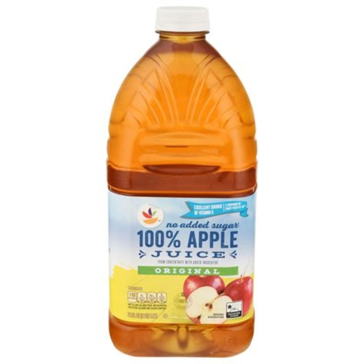 Is apple juice high in sugar?
