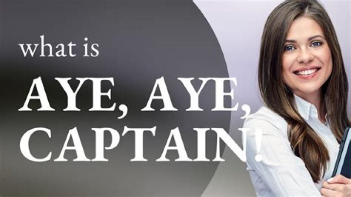 Is Aye a Yorkshire word?