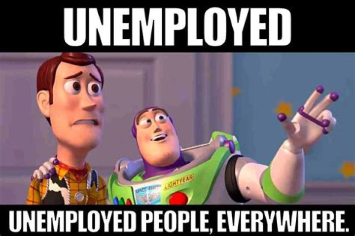 Is being unemployed the same as not having a job?