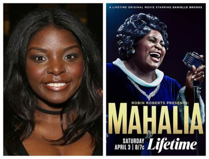 Is Danielle Brooks really singing in Mahalia?