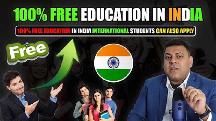 Is education free in India?
