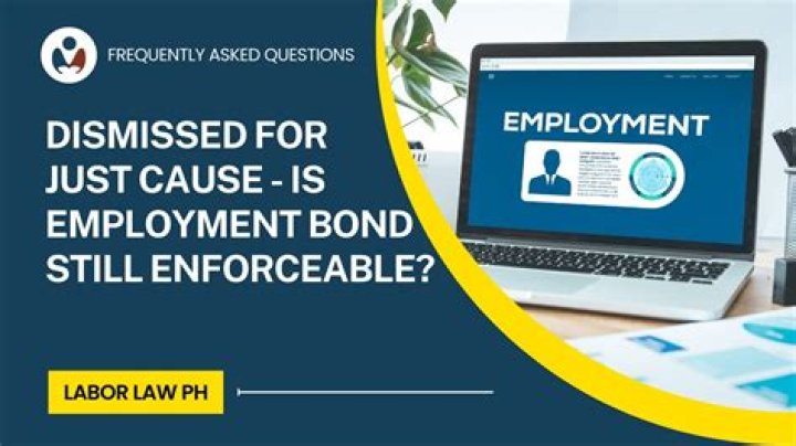 Is employment bond enforceable?