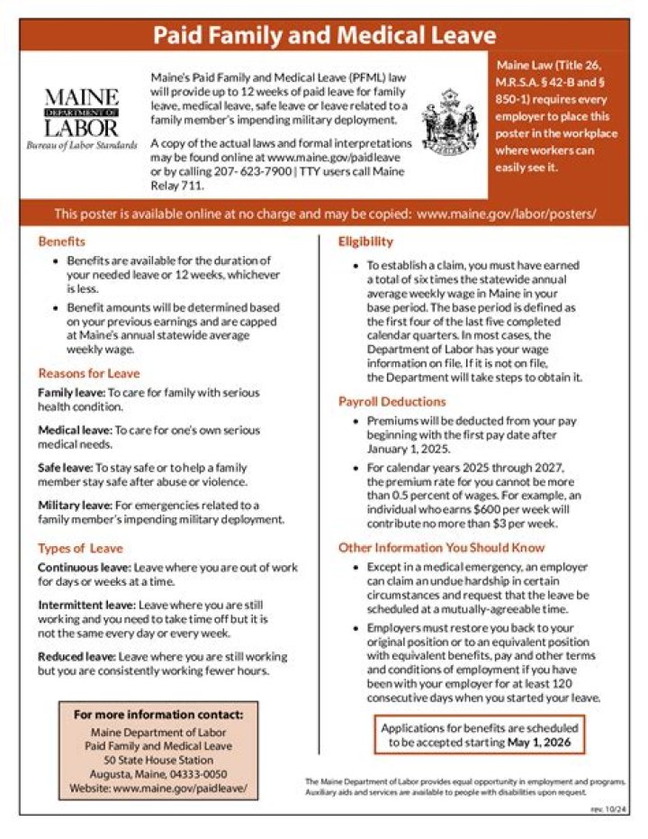 Is family and medical leave required by law?