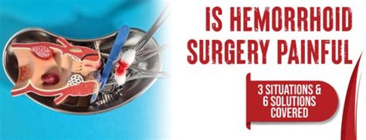 Is hemorrhoid surgery painful?