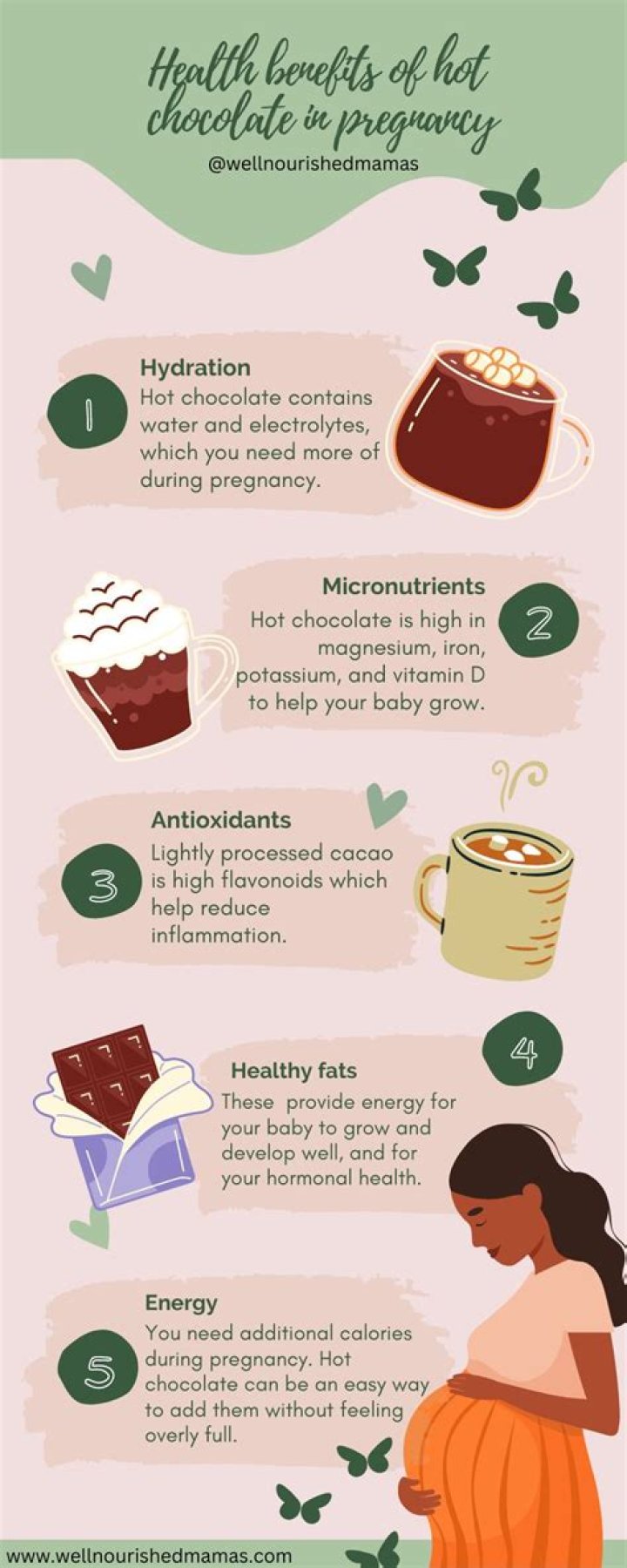 Is hot chocolate good for pregnancy?