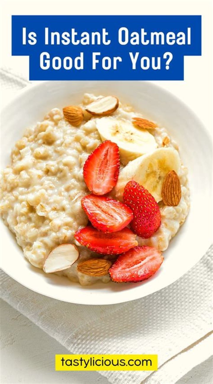 Is instant oatmeal good for cholesterol?