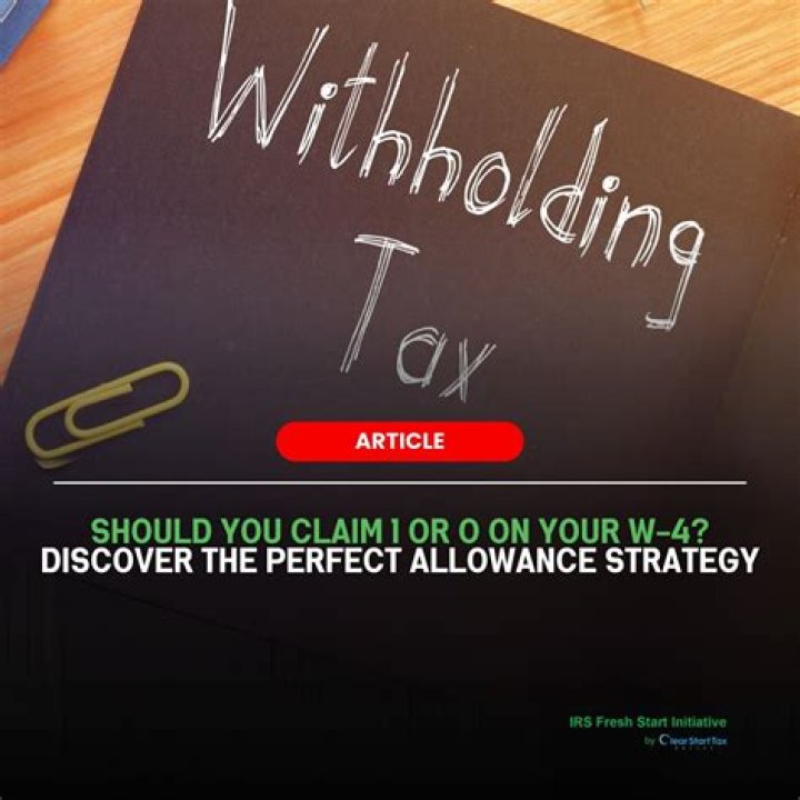 Is it better to claim 1 or 0 on your taxes?