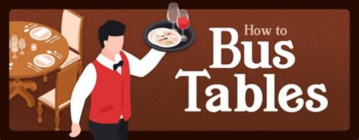 Is it bus a table or buss a table?