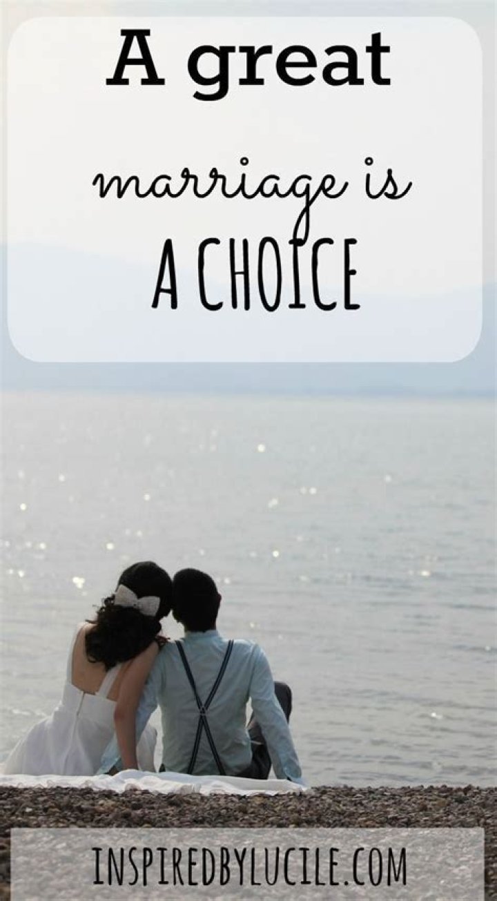 Is marriage a choice?