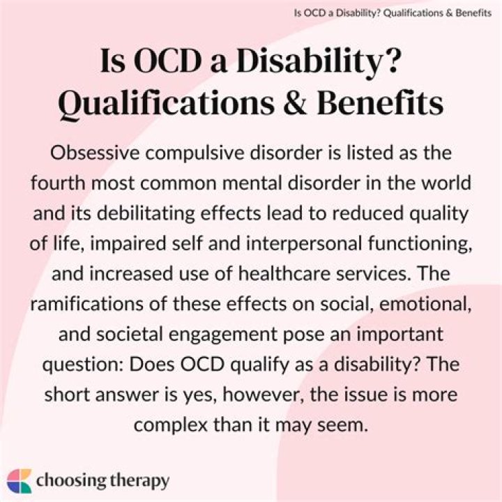 Is OCD a disability?