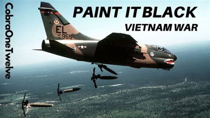 Is Paint It Black a Vietnam song?