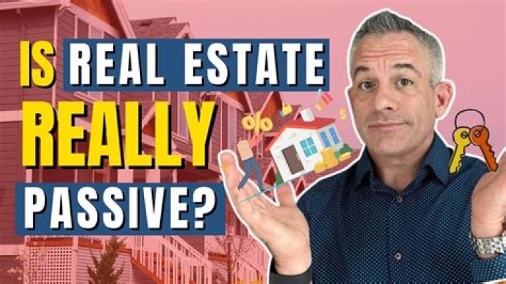 Is real estate really passive income?