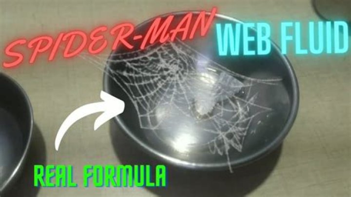 Is Spider-Man web fluid possible?
