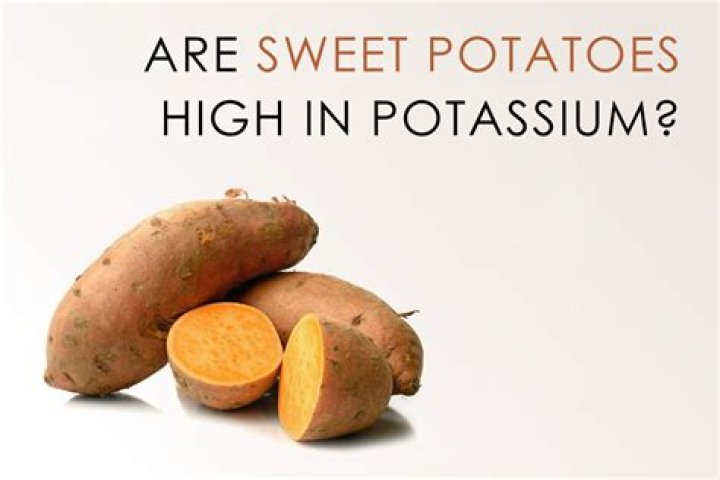 Is sweet potato high in potassium?
