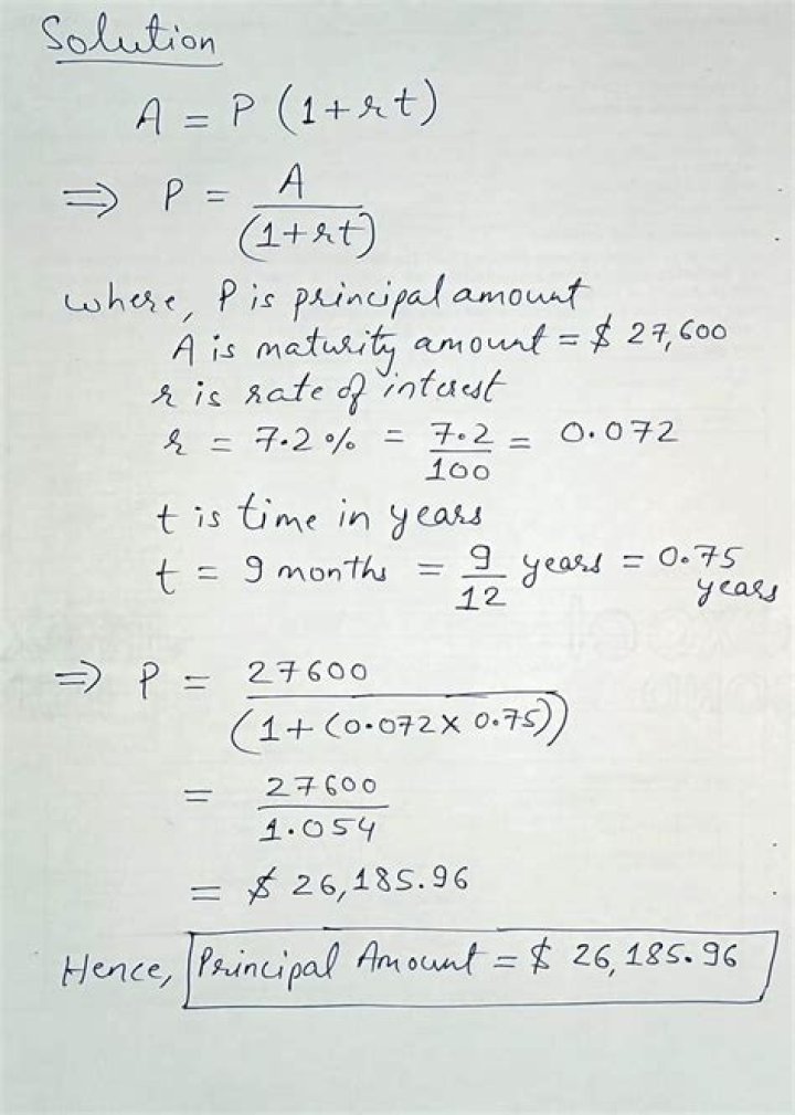 Is the principal amount the loan amount?