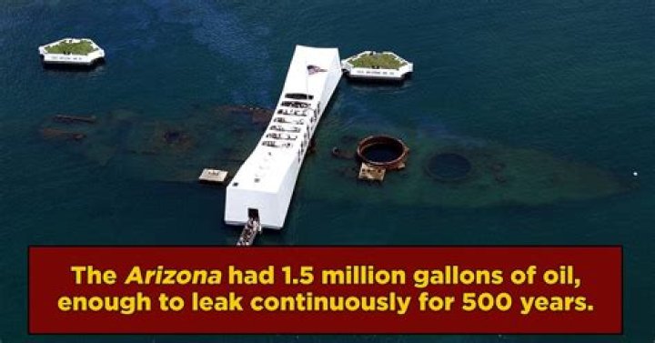 Is the USS Arizona still leaking oil?