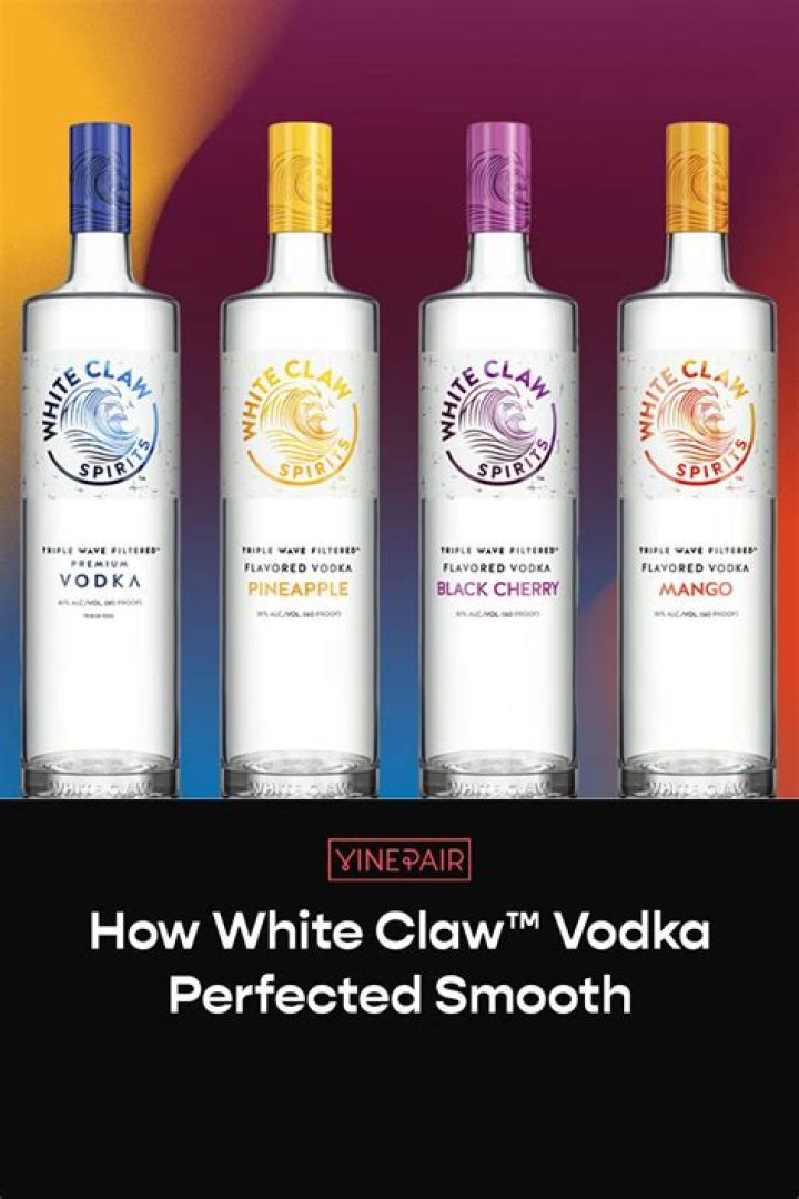Is there vodka in White Claw?