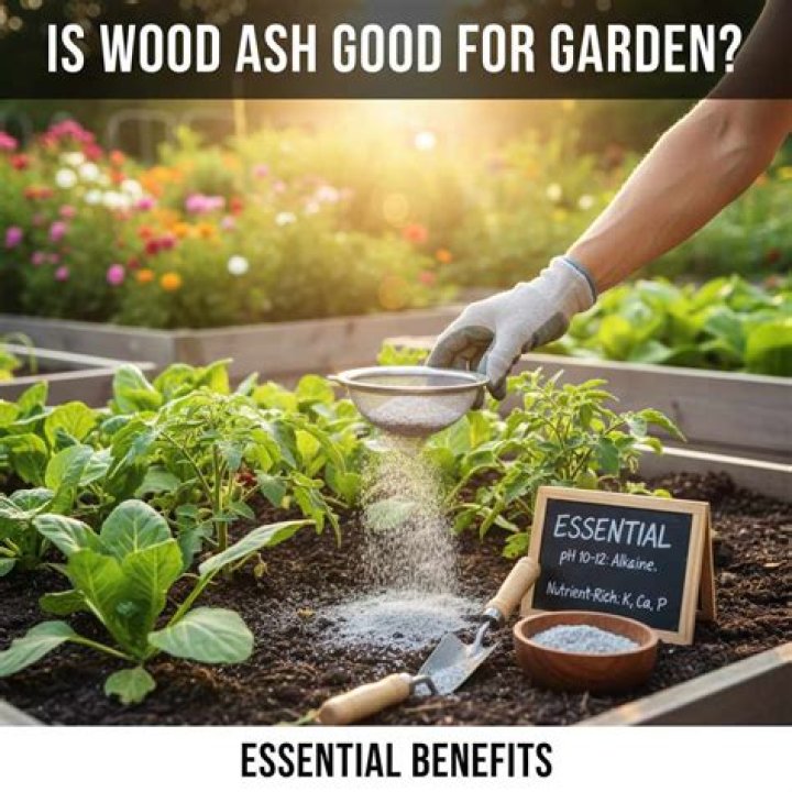 Is wood ash good for flowering plants?