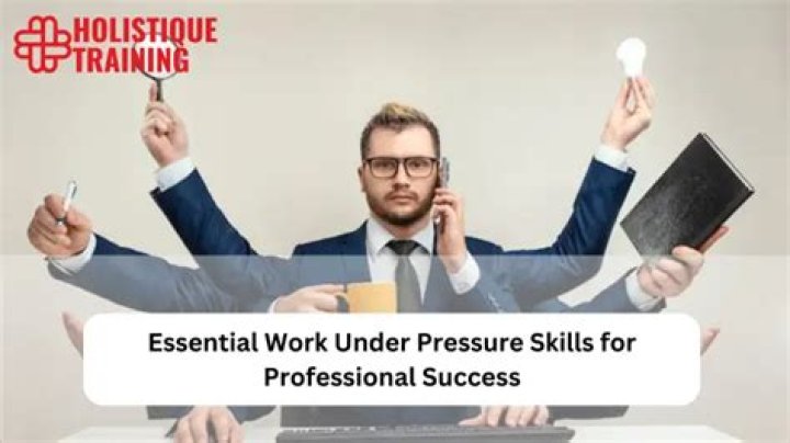 Is working well under pressure a skill?