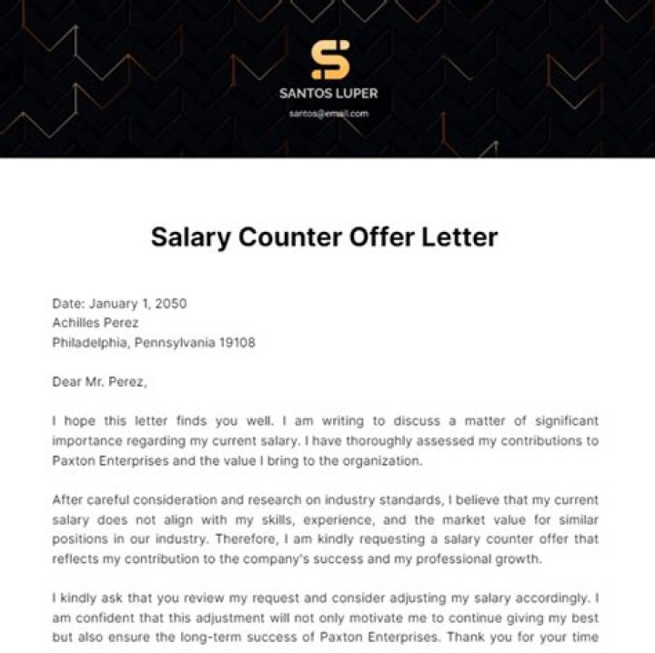 Should I counter offer a salary?