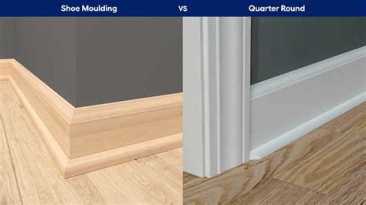 Should shoe molding match baseboards or floor?
