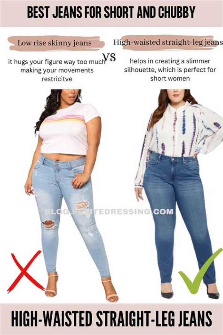 Should short people wear high-waisted jeans?