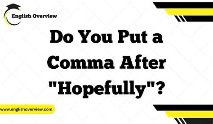 Should you put a comma after personally?