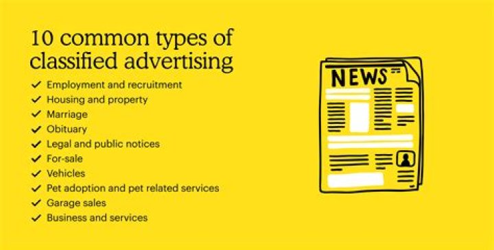 What are classified ads examples?