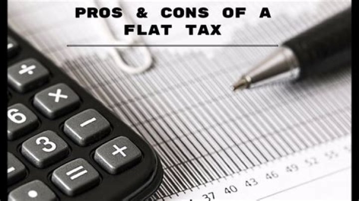 What are cons of flat tax?