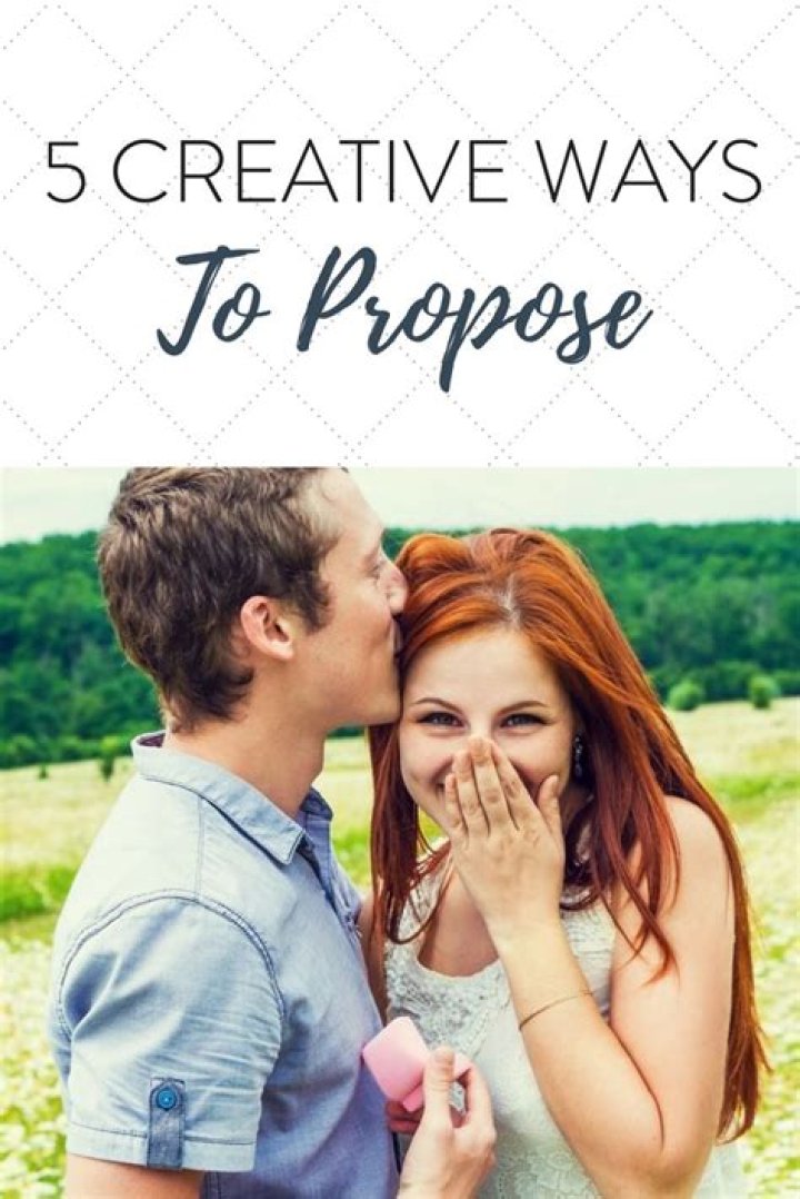 What are cute ways to propose?