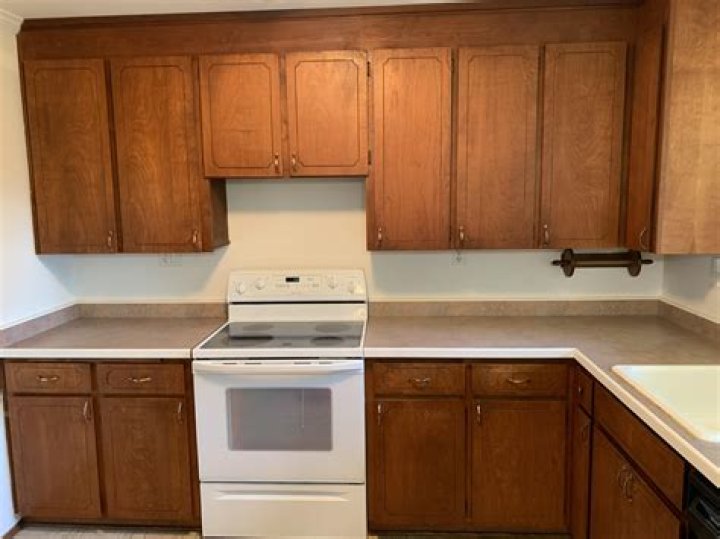 What are fake wood cabinets made of?