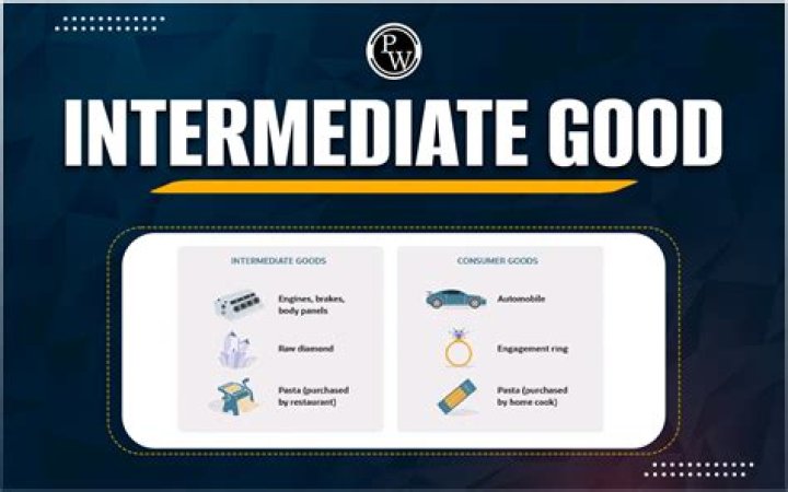 What are intermediate goods class 10th?