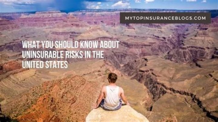 What are some examples of uninsurable risks?