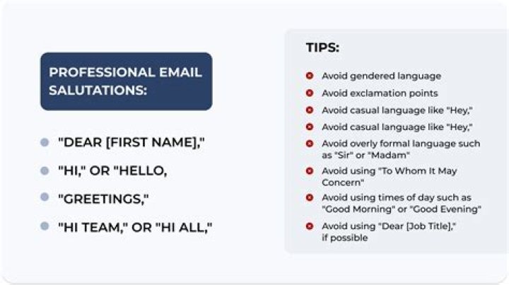 What are some friendly salutations?