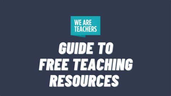 What are some online sources for teachers?