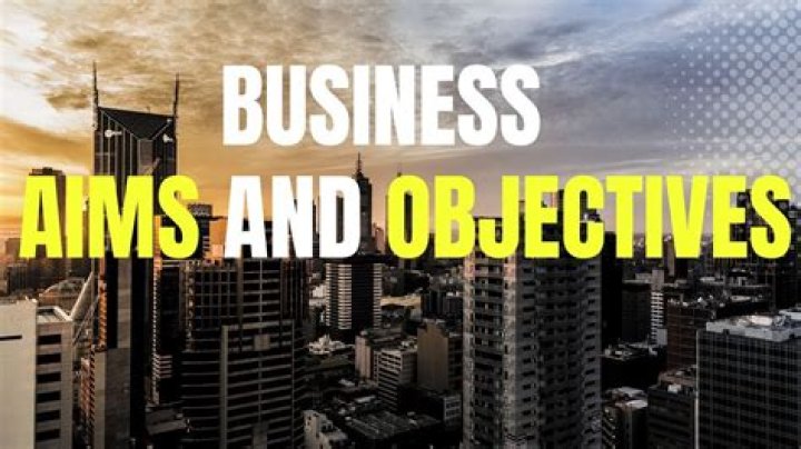 What are the 3 aims of all businesses?