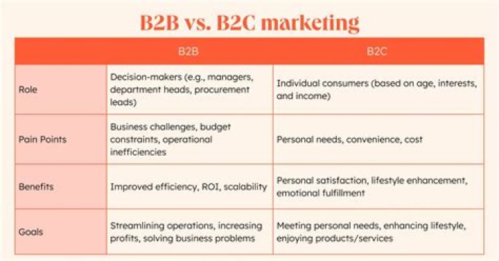 What are the 4 basic categories in B2B markets?