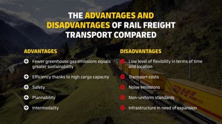 What are the advantages of railway system?