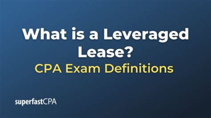 What are the benefits of leveraged lease?