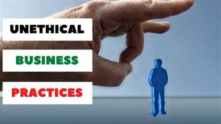 What are the common unethical practices of business establishments?