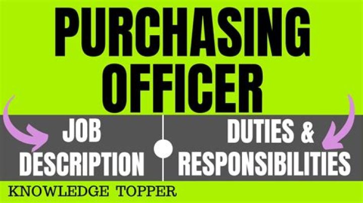 What are the duties and responsibilities of a purchaser?