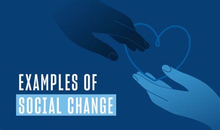 What are the examples of social change?