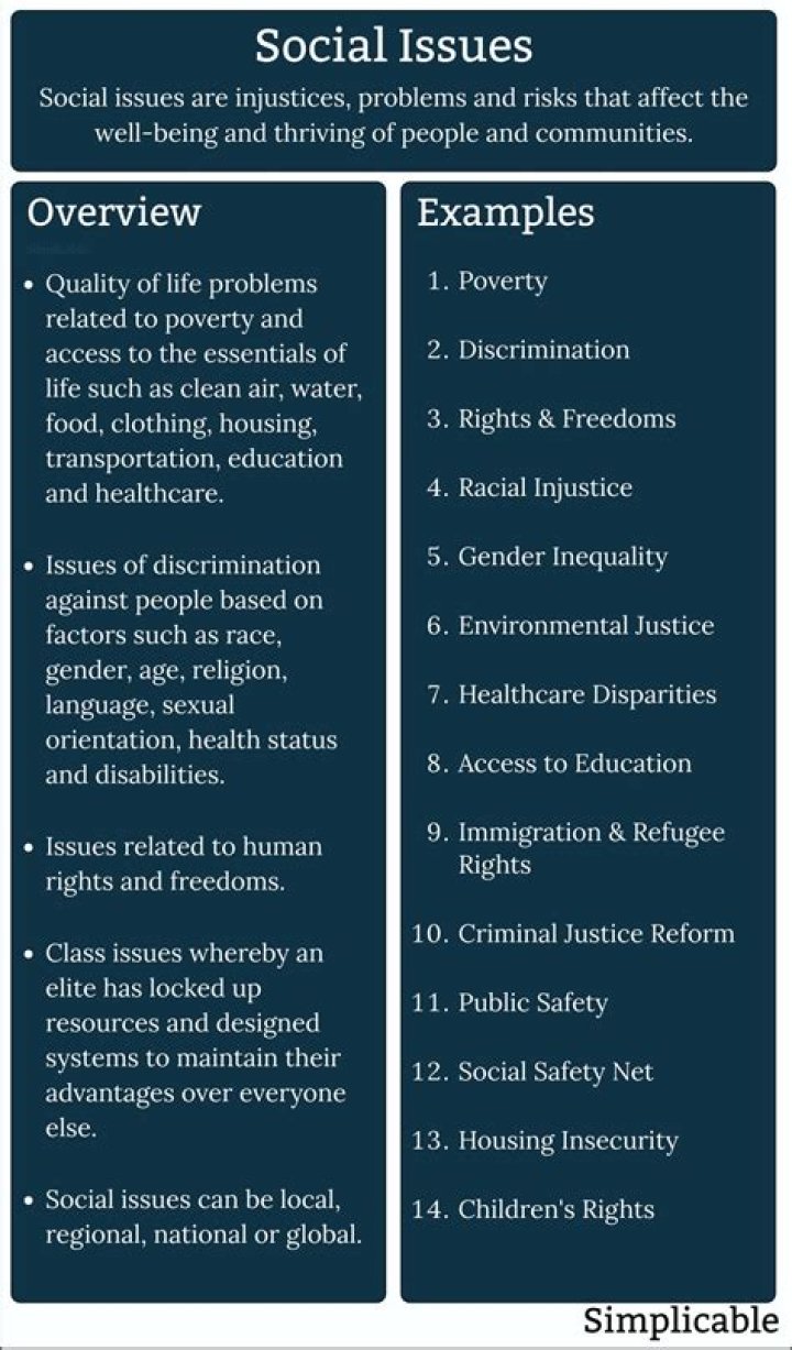 What are the examples of societal?