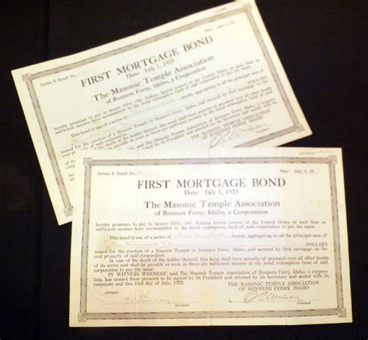 What are the first mortgage bonds?