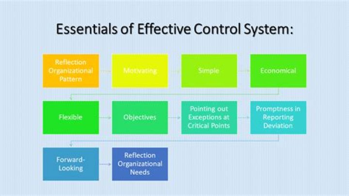 What are the five characteristics of effective control?