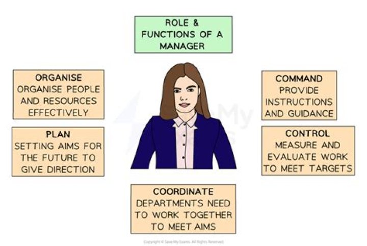 What are the five role of manager?