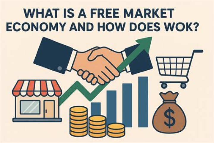 What are the main features of a free market economy?
